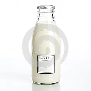 Milk isolated on white background