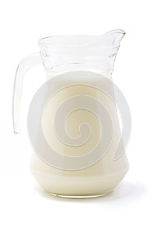 Milk jug with clipping path