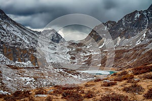 Milk lake at Doacheng Yading National park, Sichuan, China