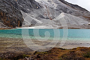 Milk lake in Yading scenic area of China