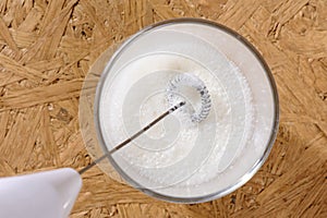 Milk and milk frother