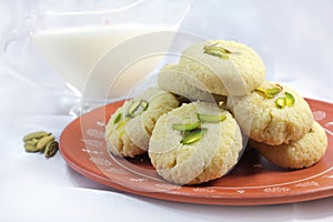 Milk peda Indian Sweet or malai peda ,milk fudge