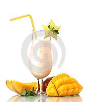 Milk shake with mango