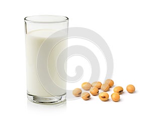 Milk with soy beans