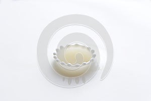 Milk Splash Background with Copy Space