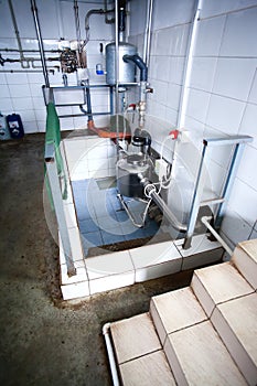 Milk sterilization unit