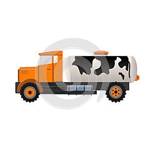 Milk tank truck