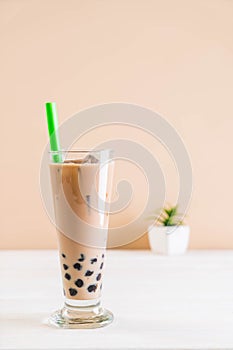 milk tea with bubble