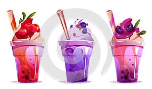 Milk tea bubble drink vector juice cup cartoon photo