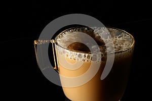 Milk tea or known as teh tarik