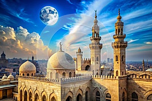 Milk or white liquid splash on brown background