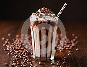 Milkshake with chocolate