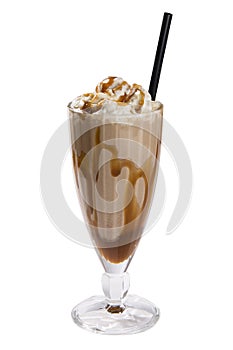 Milkshake latte caramel