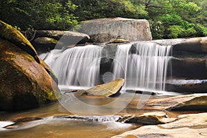 Milky Blue Ridge Waterfall Nature Landscape