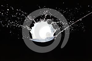 Milky splash