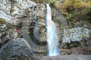 Milky waterfall