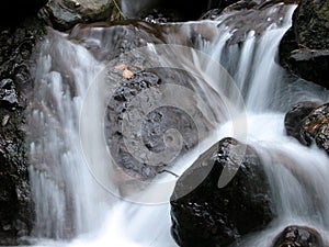 Milky waterfall