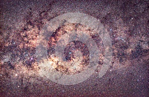 Milky way core with nebulosity photo