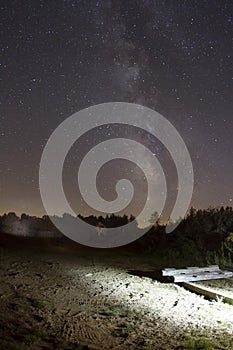 Milky Way with Foreground