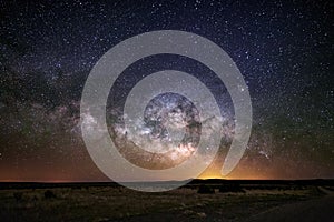 Milky Way Galaxy Night Sky Background