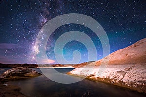 Milky Way Lake Powell Utah photo