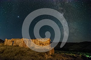 The milky way in the mountains of Aragon