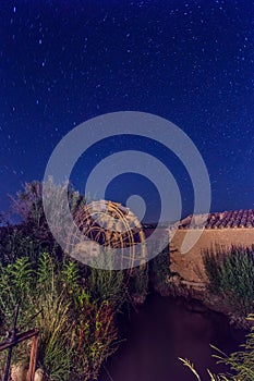 The milky way in the mountains of Aragon