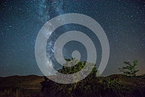 The milky way in the mountains of Aragon