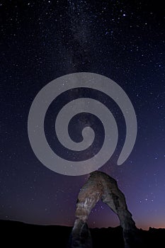 Milky Way over the Delicate Arch of Arch NP