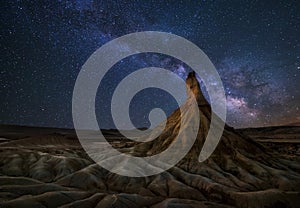 Milky Way over the desert