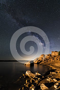 Milky Way over Eastman Lake