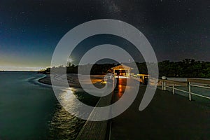 The Milky Way from the Pier