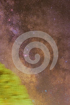 The Milky way in Sagittarius constellation photo