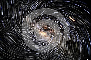 Milky way spiral