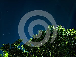 Milky Way stars and starry skies photographed with long exposure from a remote suburb dark location