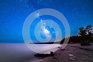 Milkyway core on the beach