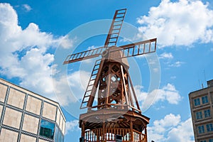 Mill on Alexanderplatz in Berlin