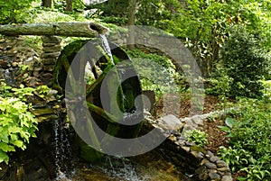 Mill churning water
