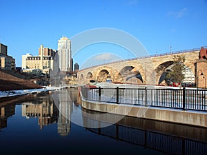 Mill City Ruin park in Minneapolis