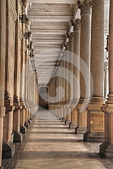 Mill colonnade