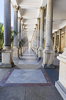 Mill colonnade in Karlovy Vary