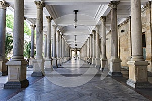 Mill colonnade in Karlovy Vary