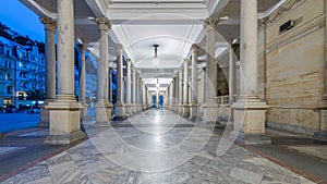 Mill Colonnade in the spa town of Karlovy Vary