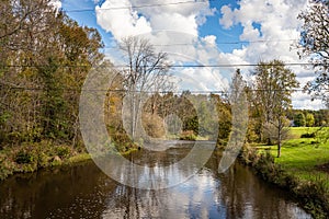 Mill Creek Ashtabula County Ohio in Autumn