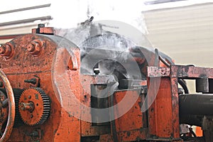 Mill cross helical rolling bars