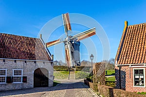 Mill at the fortress Bourtange