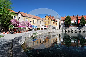 Mill lake, Tapolca in Hungary