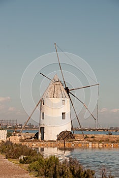 Mill in the Mar Menor of Murcia