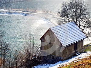 Mill and river