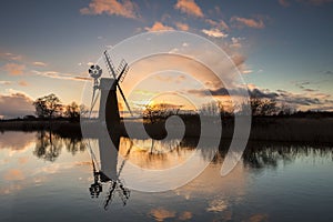 Mill At Sunset